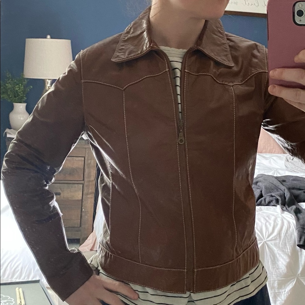 Authentic Genuine Leather Jacket - image 8